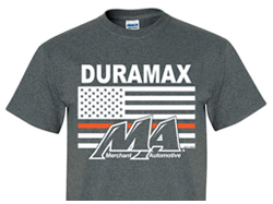"Stars and Stripes" T-Shirt Dark Heather medium