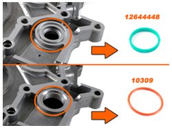 Rear Cover Coolant Seal close up medium